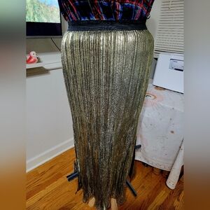 Metallic Gold Skirt